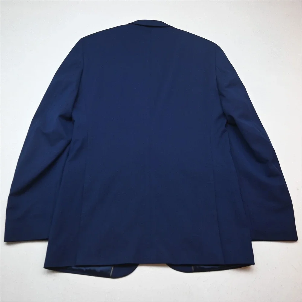 NEW Van Heusen 40L 32x32 Blue Flex Mens Jacket Pants Suit